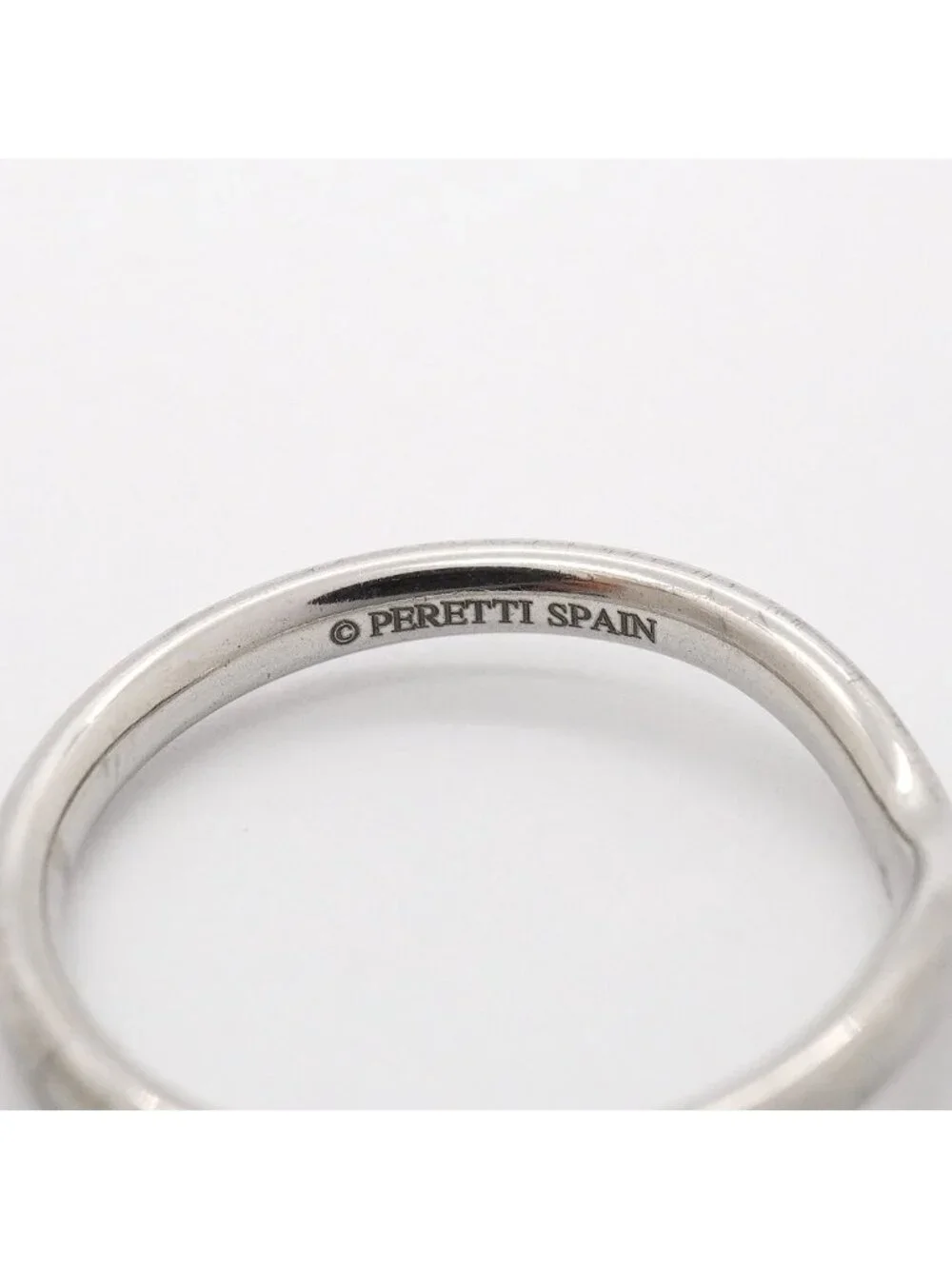 Tiffany & Co Ring Curved Band Platinum Diamond